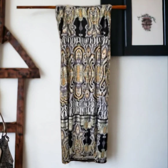 RUBY ROX STRAPLESS BOHO DRESS SIZE LARGE - Picture 8 of 14